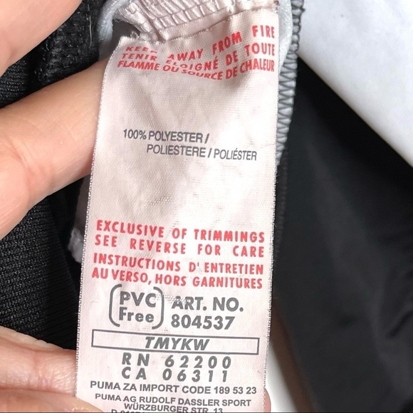 🔥 Puma Track Jacket w Pink Embroidered Logo Zip Close S - Picture 10 of 10